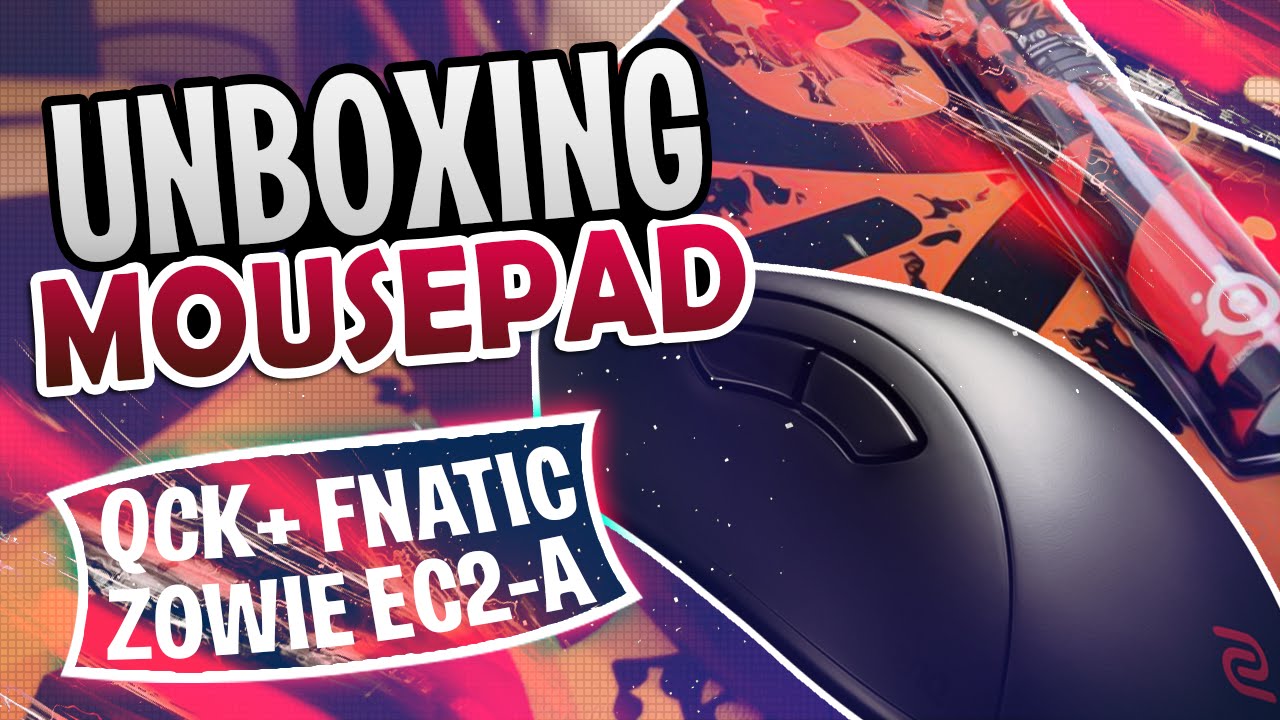 4K UNBOXING Обзор мышки Zowie EC2-a и Mousepad SS Qck+ Fnatic