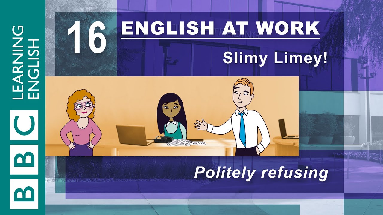 Politely refusing something &ndash; 16 &ndash; English at Work helps you make polite refusals