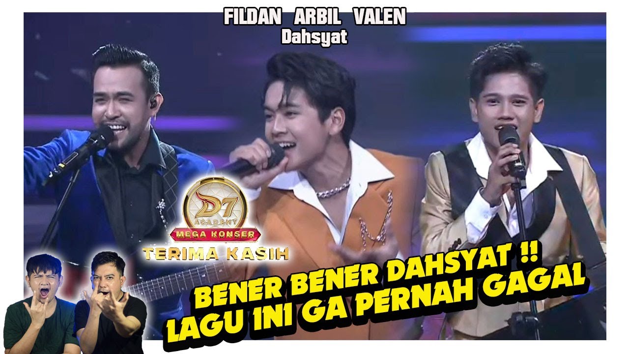 Penampilan super Dahsyat !! Fildan, Valen, & Arbil nyanyiin lagu dahsyat.