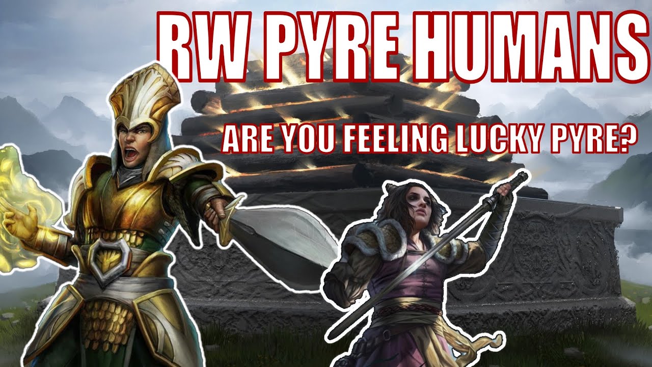 Podding People With Pyre of Heroes In [MTG MODER] Red White Humans Feat Winota, Joiner of Forces
