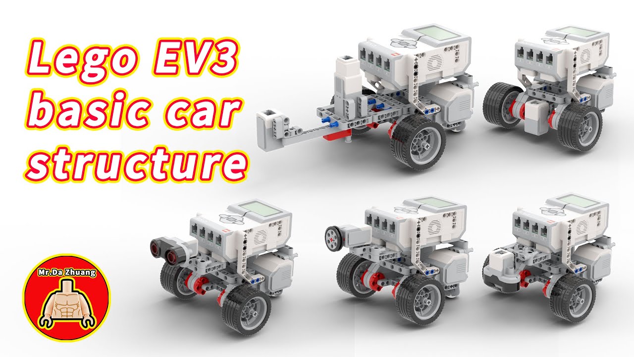 LEGO EV3 basic car structure 8 ways to use ( with tutorial ) (Lego ev3 45544)