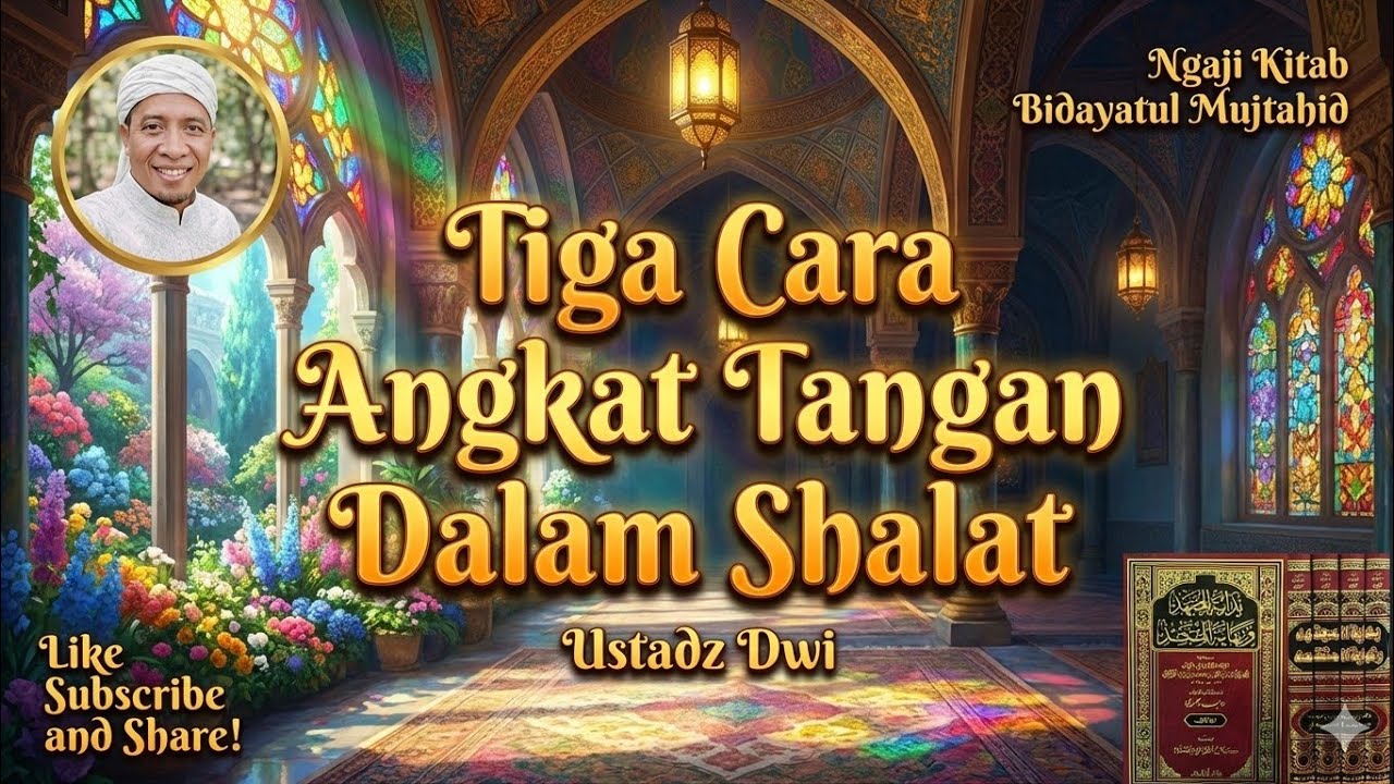 Tiga Cara Angkat Tangan Dalam Shalat - Ngaji Kitab Bidayatul Mujtahid
