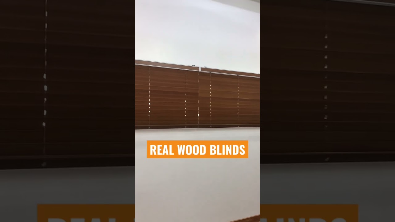 Real Wood Blinds Horizontal