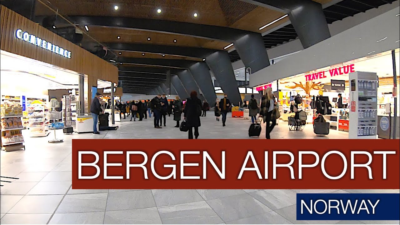BERGEN Airport in 4K | NORWAY 🇳🇴 🇳🇴