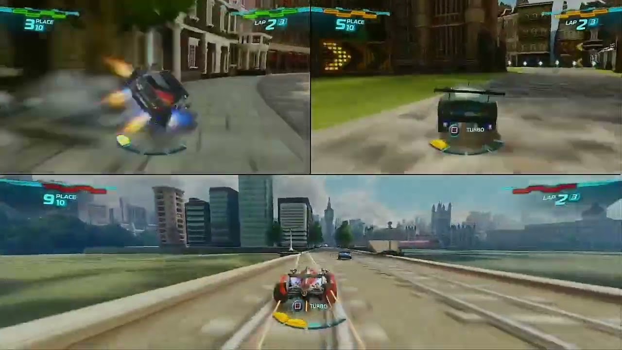 Cars 2 video game Max Schnell VsNigel GearsleyvsFrancesco Bernoulli in Hyde tour 2 laps Race Request