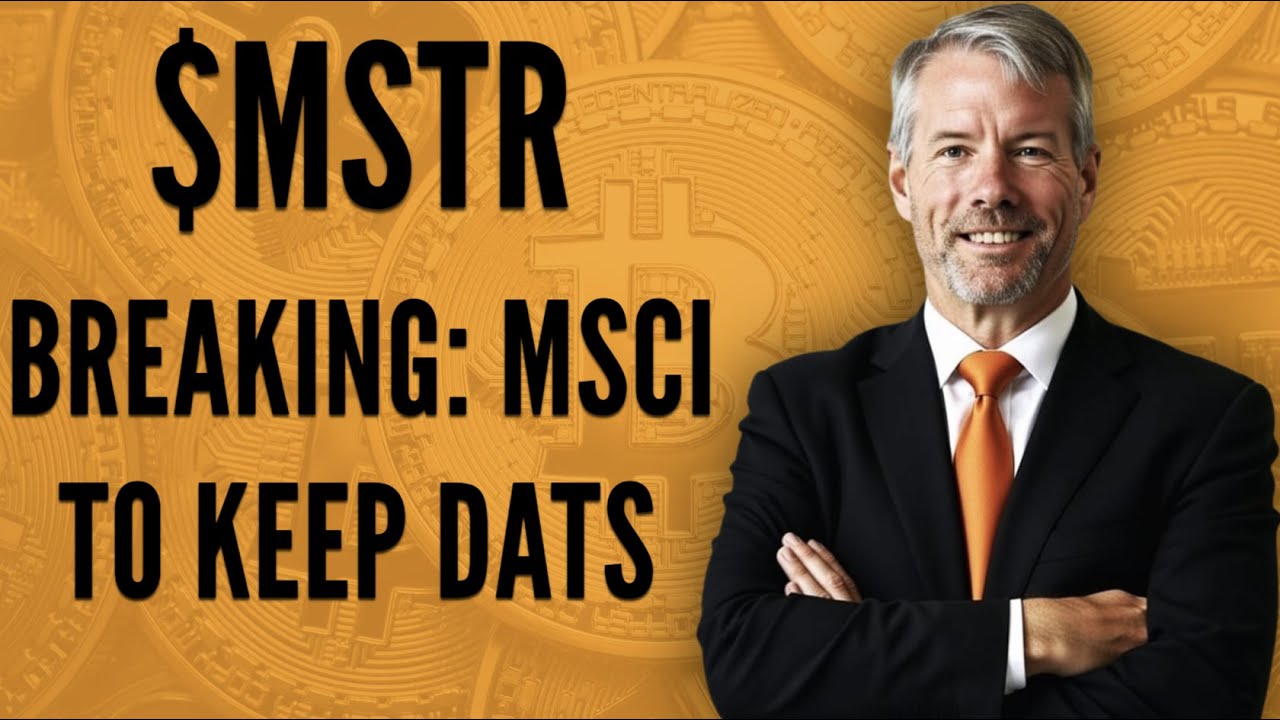 Срочная новость: MSCI не будет исключать $MSTR из индекса | Устранен существенный избыток предлож...