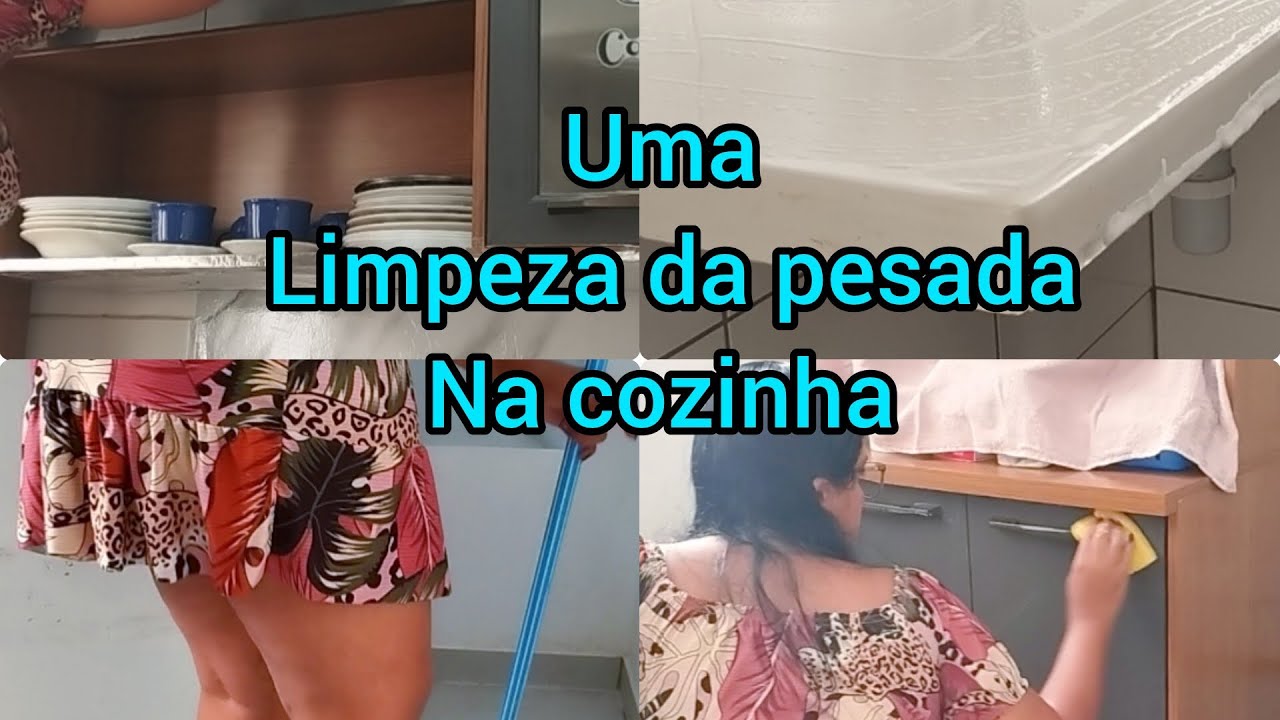 LAVANDO TODA A COZINHA.