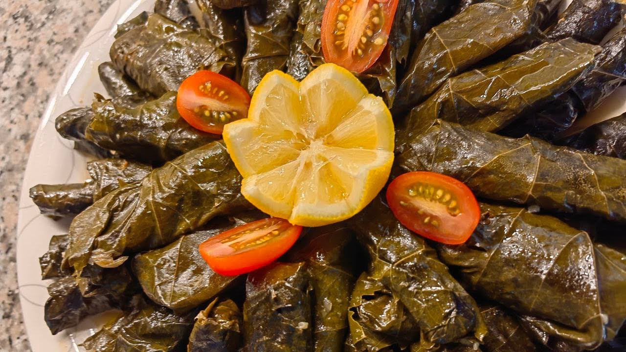 لعشاق اليلنجي اطيب يلنجي كيتو حااامض😋😻Delicious and sour keto grape leaves