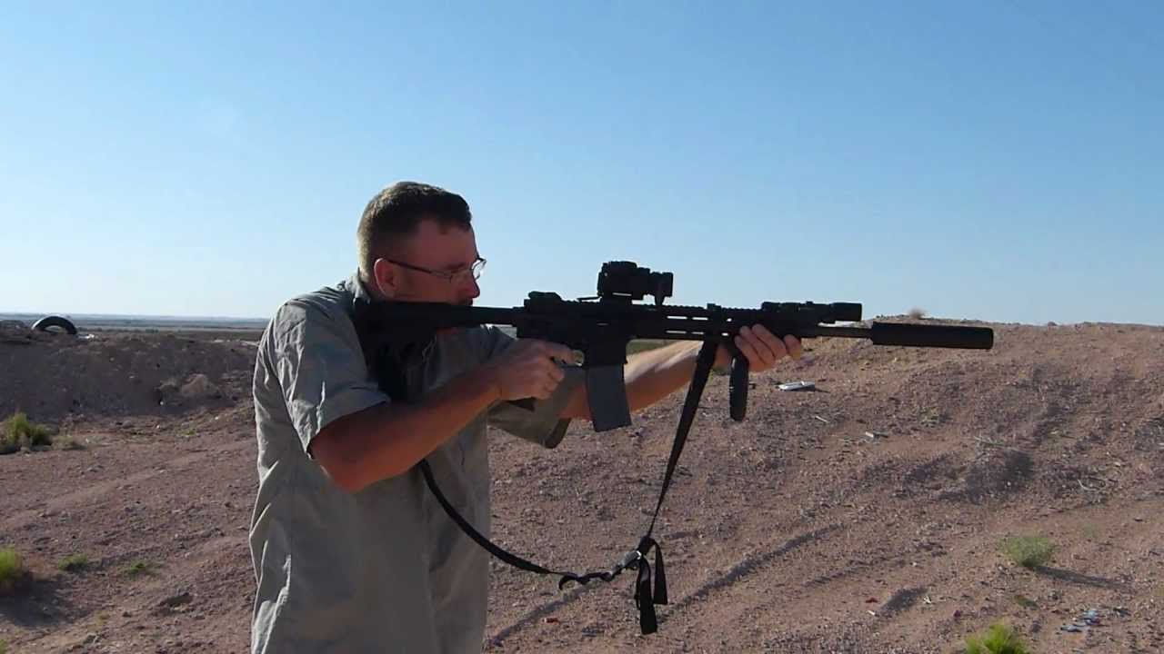 AAC 762-SDN-6 on Ruger SR-556E