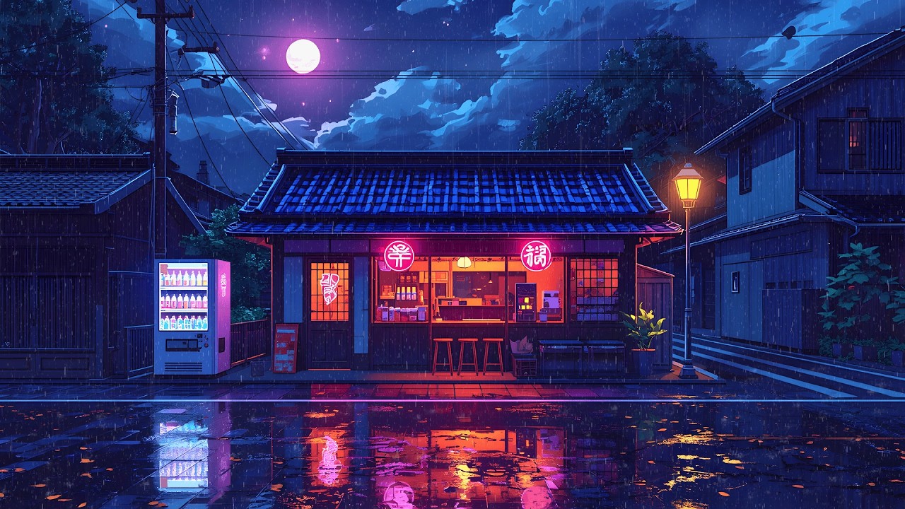 2AM Tokyo Rain 🌧️ Lofi Beats for Deep Late Night Focus