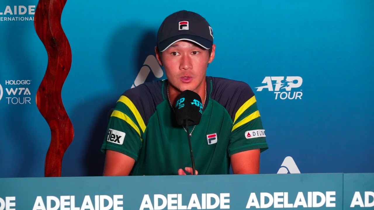 ATP 250 애들레이드 인터내셔널 2차 대회 우승한 권순우 인터뷰