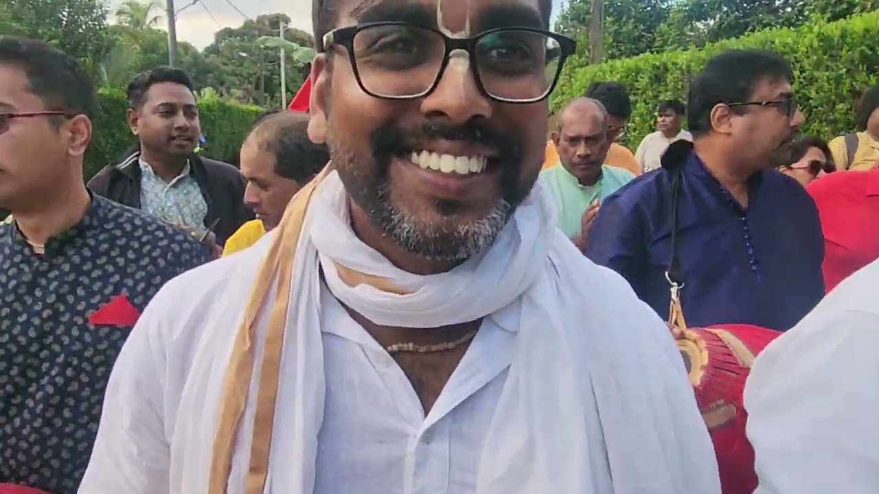  Sri Chaitanya Saraswat Math Mauritius Ratra yatra 2025 