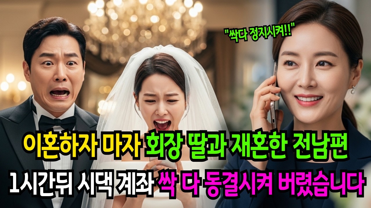 이혼하자 마자 회장 딸과 재혼한 전남편, 1시간 뒤 시댁 계좌 싹 다 동결시켜버렸습니다 | 노후사연 | 감동사연 | 사연라디오 | 오디오북