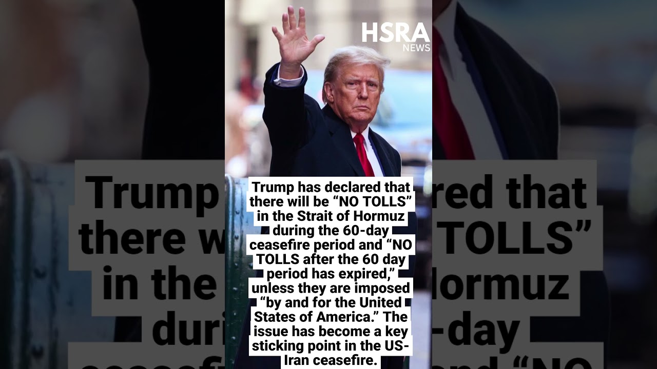 Trump Issues Strait of Hormuz Toll Warning | US-Iran Ceasefire Under Threat #shorts #breakingnews