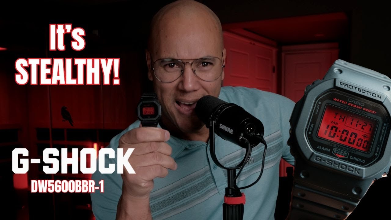 СКРЫТНЫЙ G-SHOCK!! Обзор часов CASIO GSHOCK DW5600bbr-1