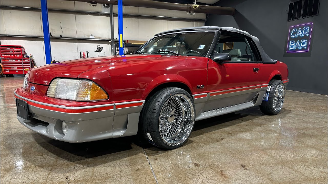 For Sale 1987 Ford Mustang Convertible $19,995