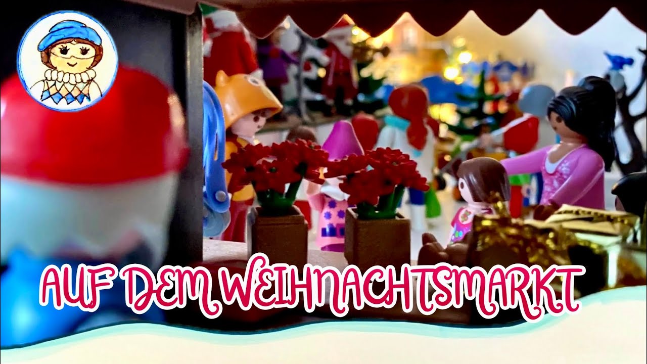 Playmobil Weihnachtsmarkt 2023🎄Weihnachtsmarkt in der Burgruine 🌟