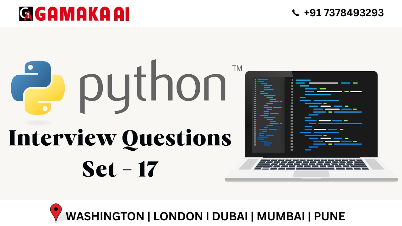 Python Interview Questions Set 17 | Top Python Learning Resources In Pune