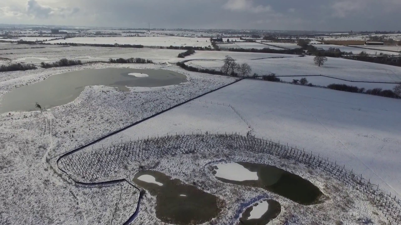Lilbourne Meadows Nature Reserve Drone Aerial Tour