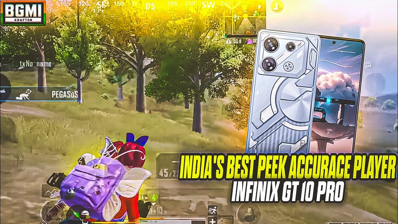 INDIA'S BEST PEEK ACCURACE PLAYER 🔥 INFINIX GT 10 PRO 🥷😱 SMOOTH + 90FPS PUBG / BGMI
