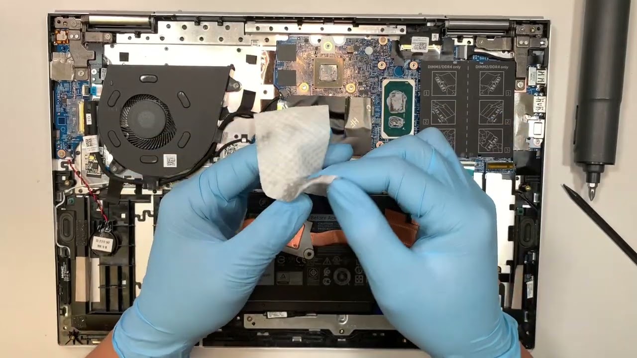ИСПРАВЛЕНО Перегрев ноутбука Dell Inspiron 7706