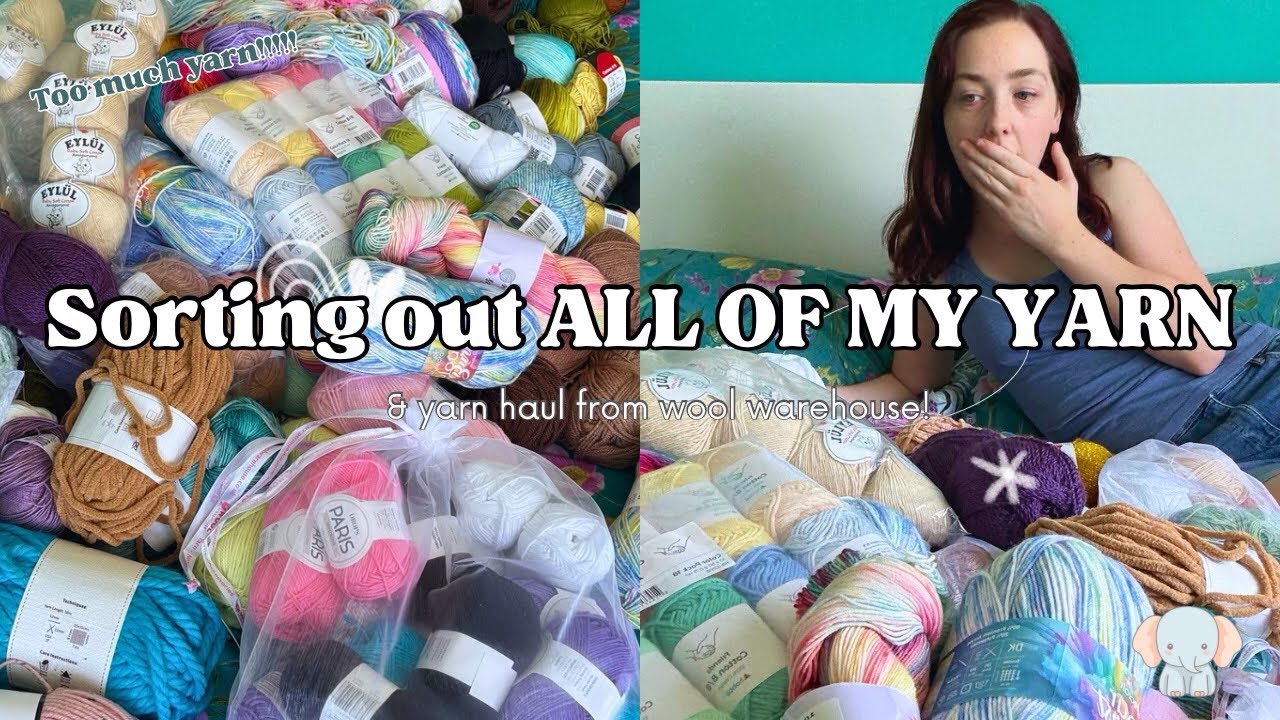 Yarn Hoarder No More! Full Stash Tour + What I’ll Make | Ellielauracrochet 