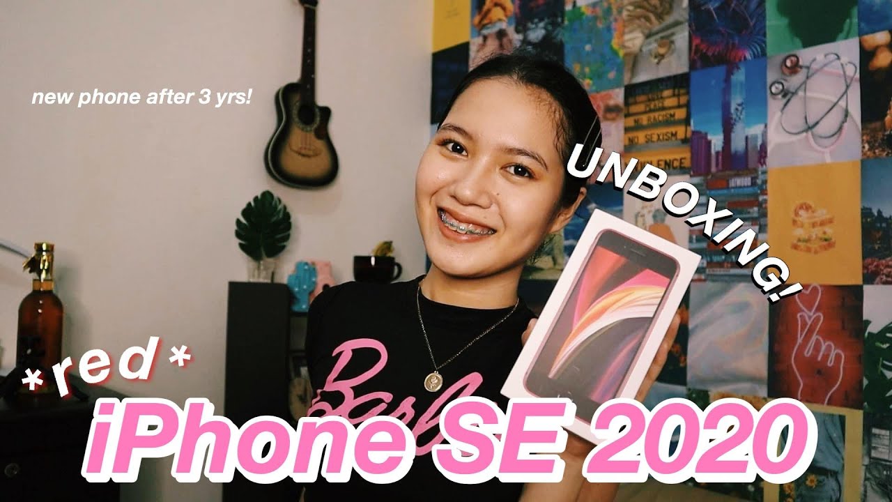 iPhone SE 2020 *red* UNBOXING!!! | philippines