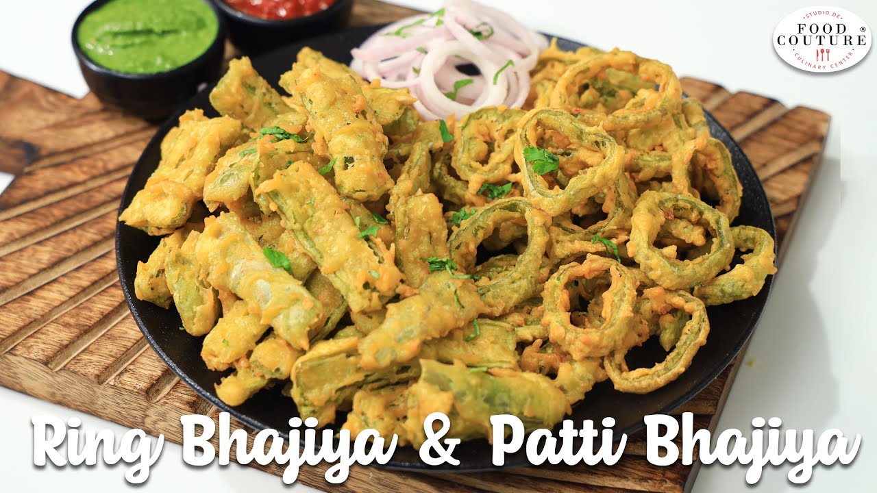 Ring Bhajiya n Patti Bhajiya | Street Style Snack Recipe | Chetna Patel Recipes