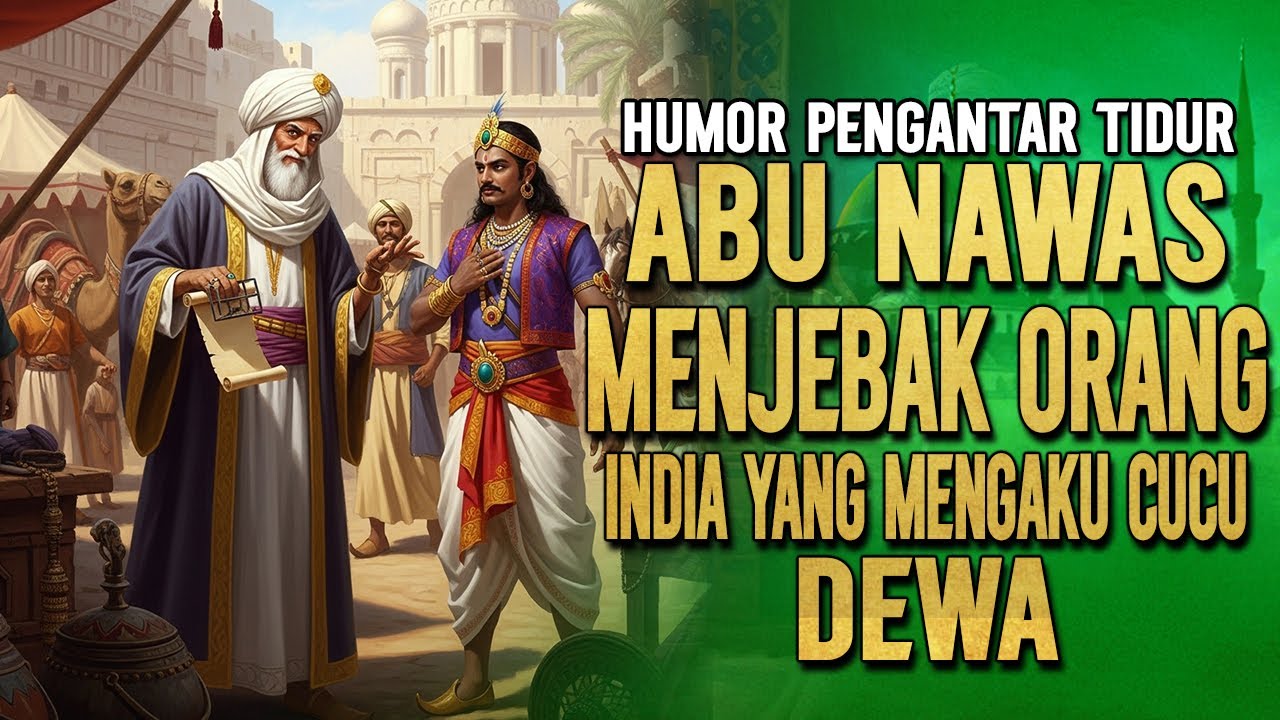 ABU NAWAS MENJEBAK ORANG INDIA YANG MENGAKU CUCU DEWA || KISAH ABU NAWAS PENGATAR TIDUR
