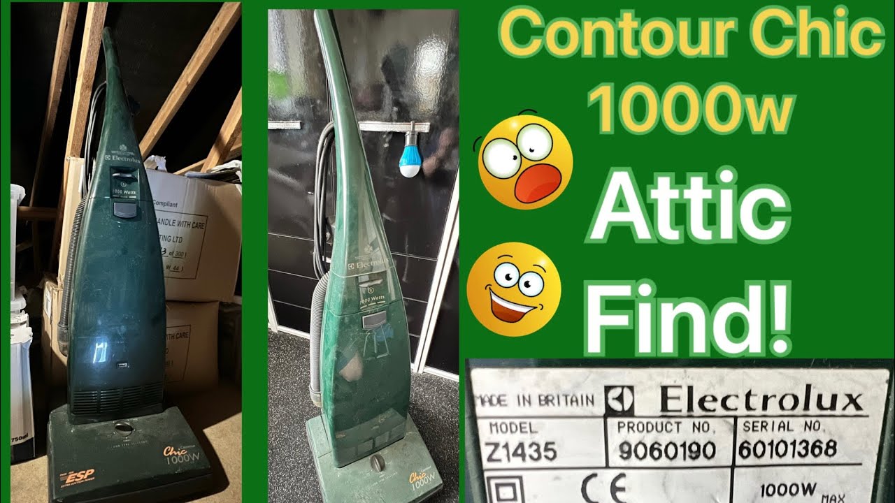 Electrolux Z1435 Contour Chic 1000w, Attic Find! First Look