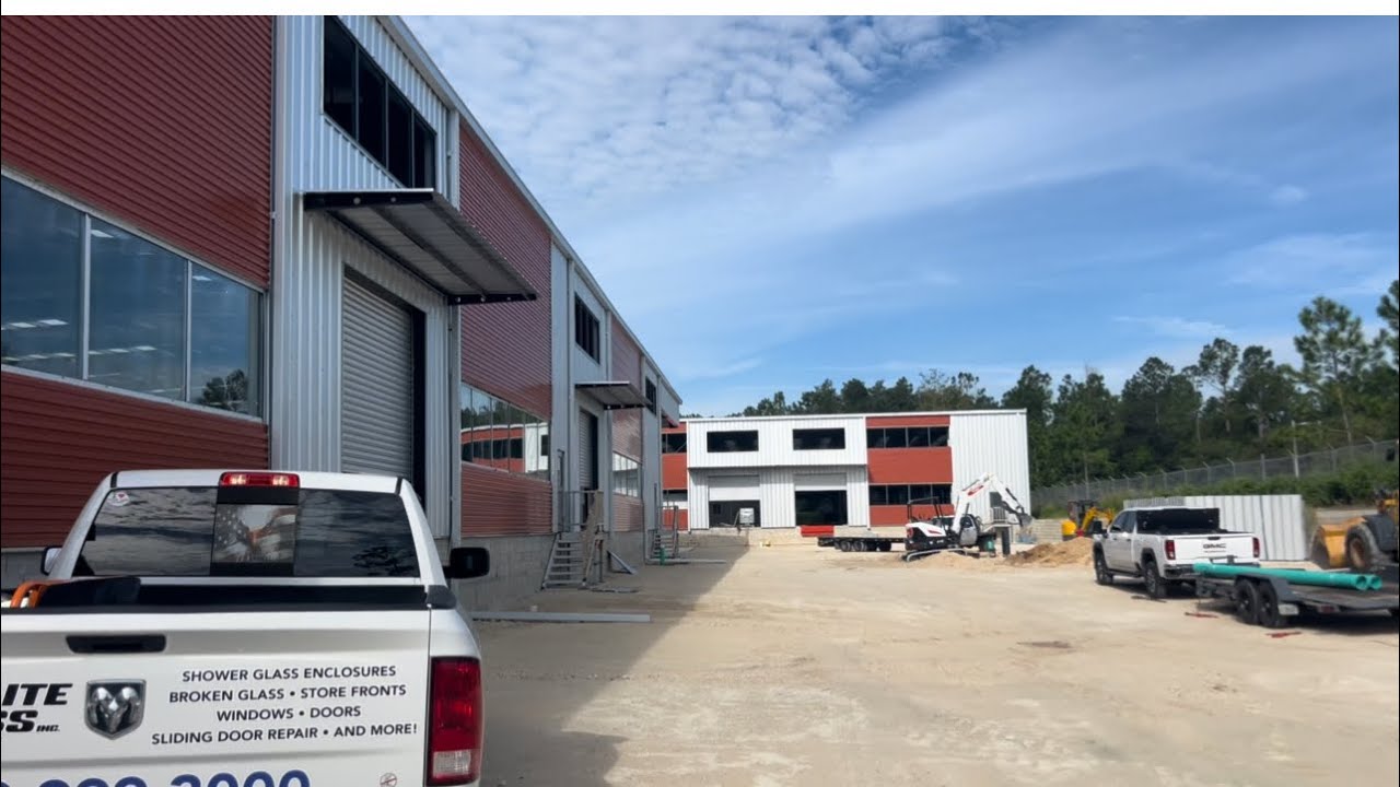 ANOTHER DAY ON JOB SITE  GlASS COMMERCIAL INSTALLATION.