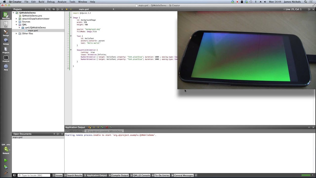 Getting Started with Qt Mobile