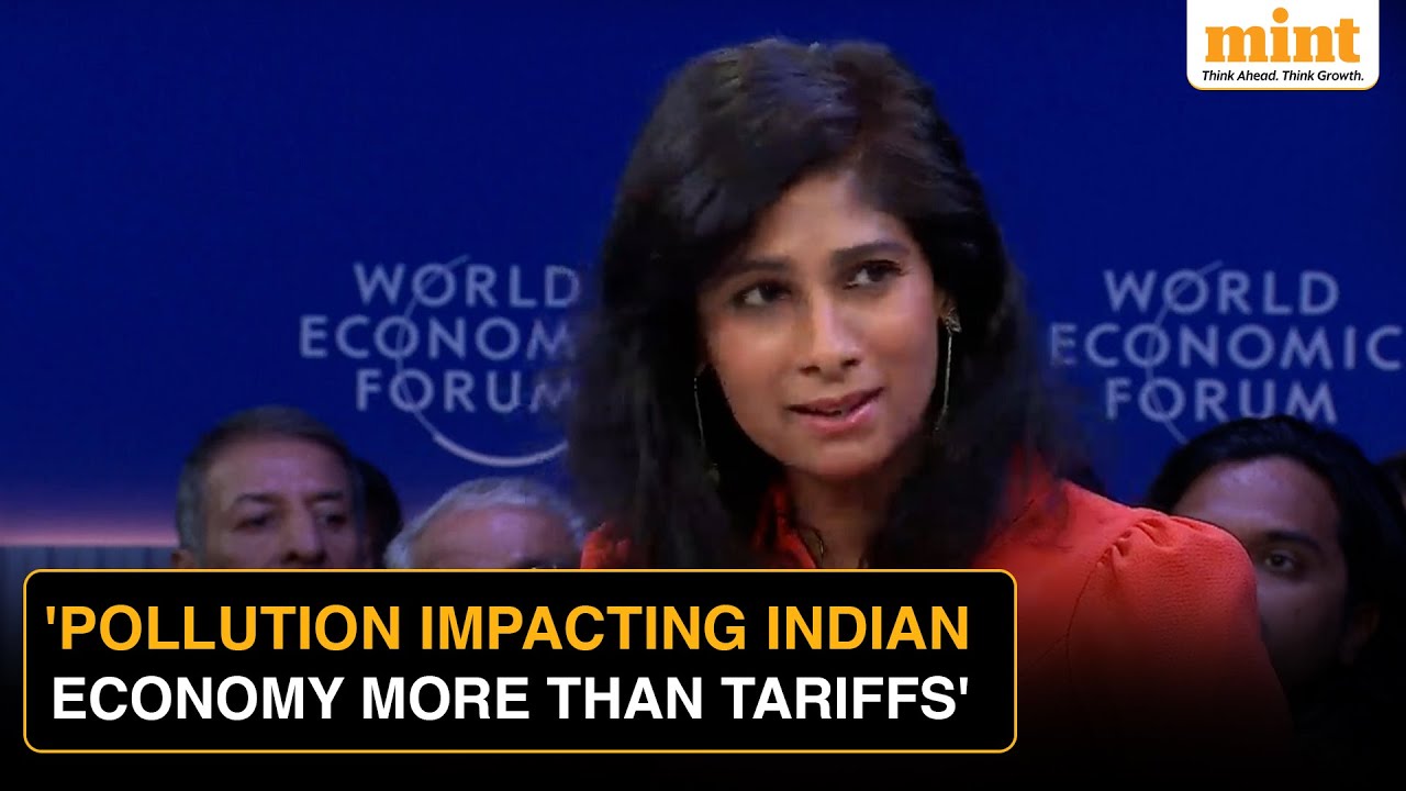 Gita Gopinath Drops Stunning Figures At Davos, Says Pollution Directly Impacting India's GDP