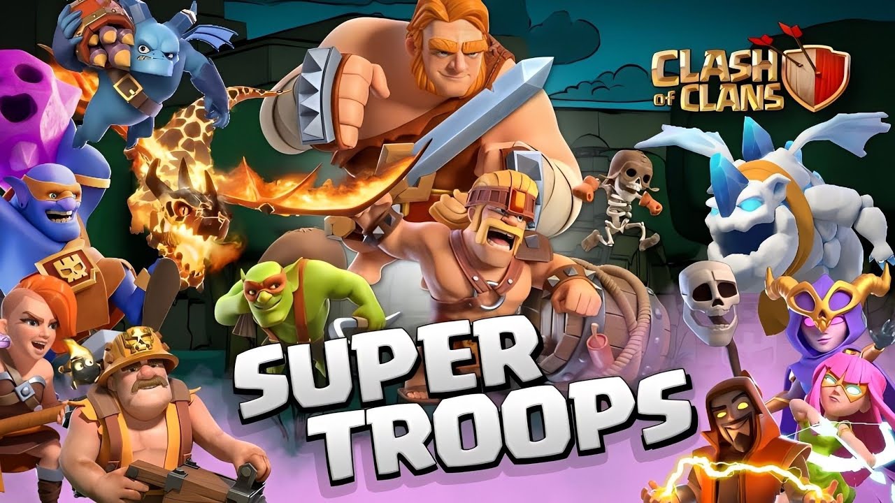 Todas las SUPER TROPAS Clash Of Clans 2023