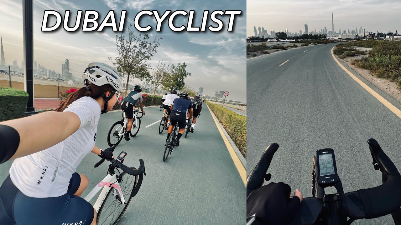 DUBAI NIGHT RIDE WITH EMIRATI CYCLIST |ft. INSTA360 X3 | WKND