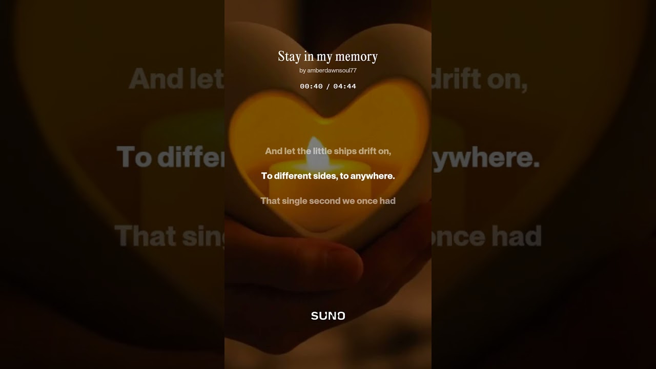 Stay in my memory