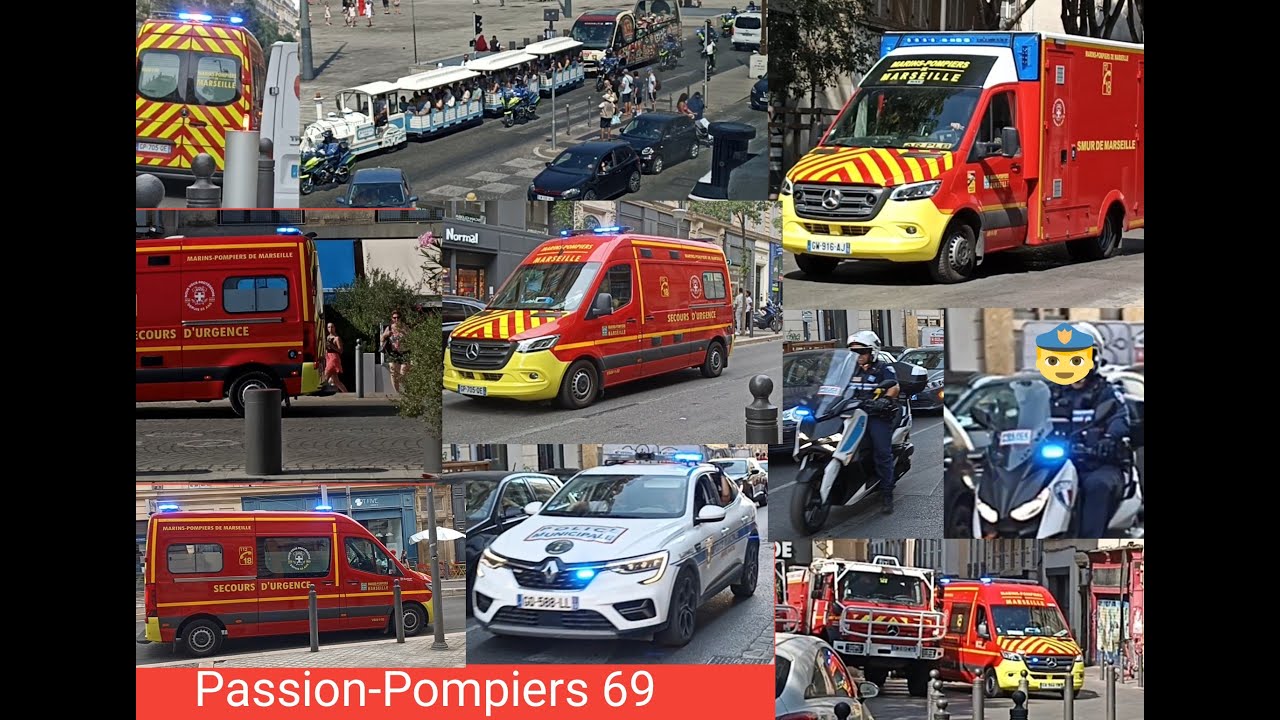 [ÉTÉ 2024] - Les secours de Marseille  (BMPM / PM Maritime / SMUR / Gendarmerie Nationale)