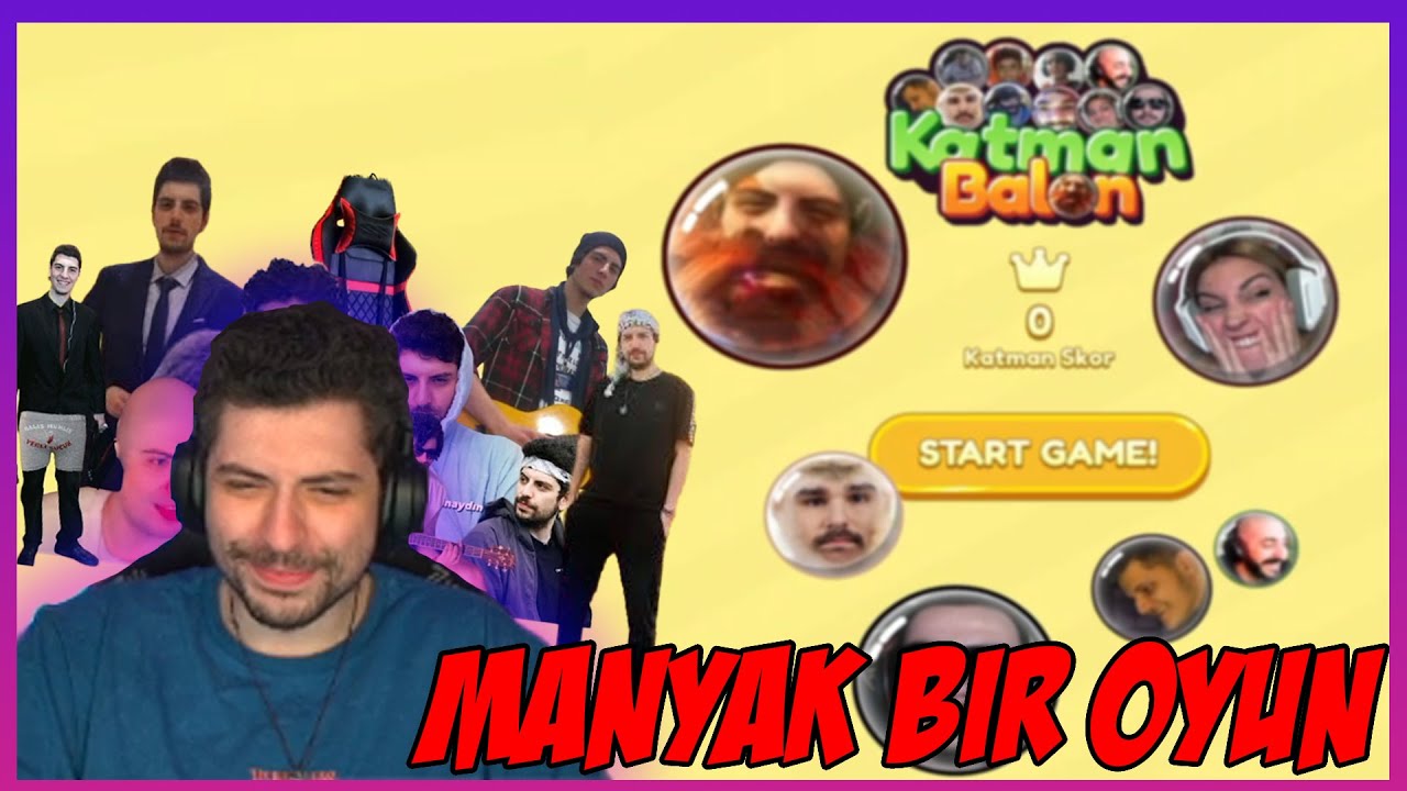 MANYAK BİR OYUN ! | HYPE KATMAN BALON OYNUYOR | AYNISİNEMALAR (Twitch)