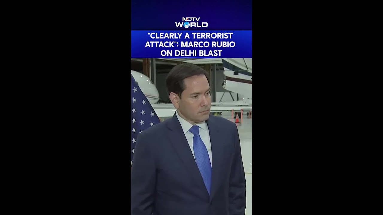 Red Fort Blast | US Secretary Of State Marco Rubio Calls Delhi Blast 'Clearly a Terrorist Attack'