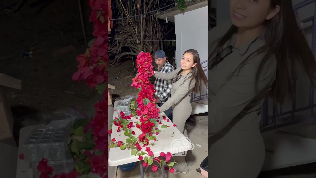 Así decoramos para la fiesta de renovación de votos de mis abuelitos, andábamos bien apurados