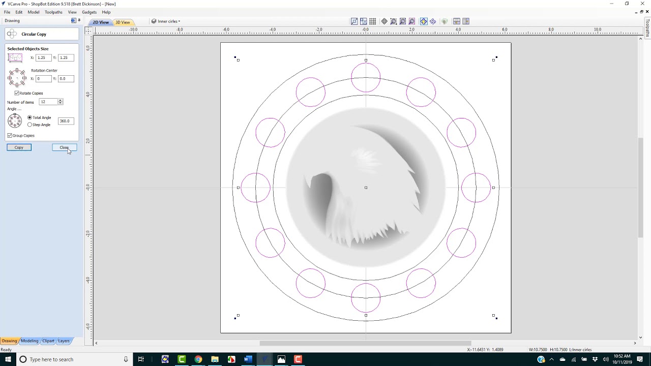Clock project using circular array