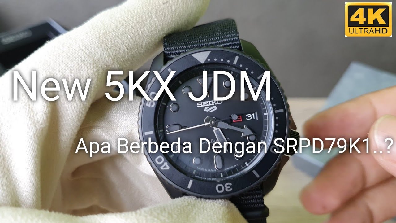 Unboxing Jam tangan Seiko 5 black Automatic  SBSA025 / SRPD79K1 NEW SKX