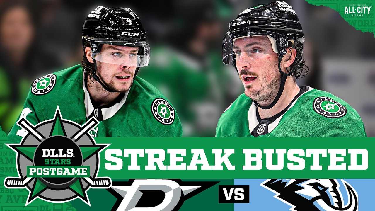 Mammoth Beat Stars 6-3, Ending Dallas’ Record-Tying 15-Game Point Streak | DLLS STARS POSTGAME