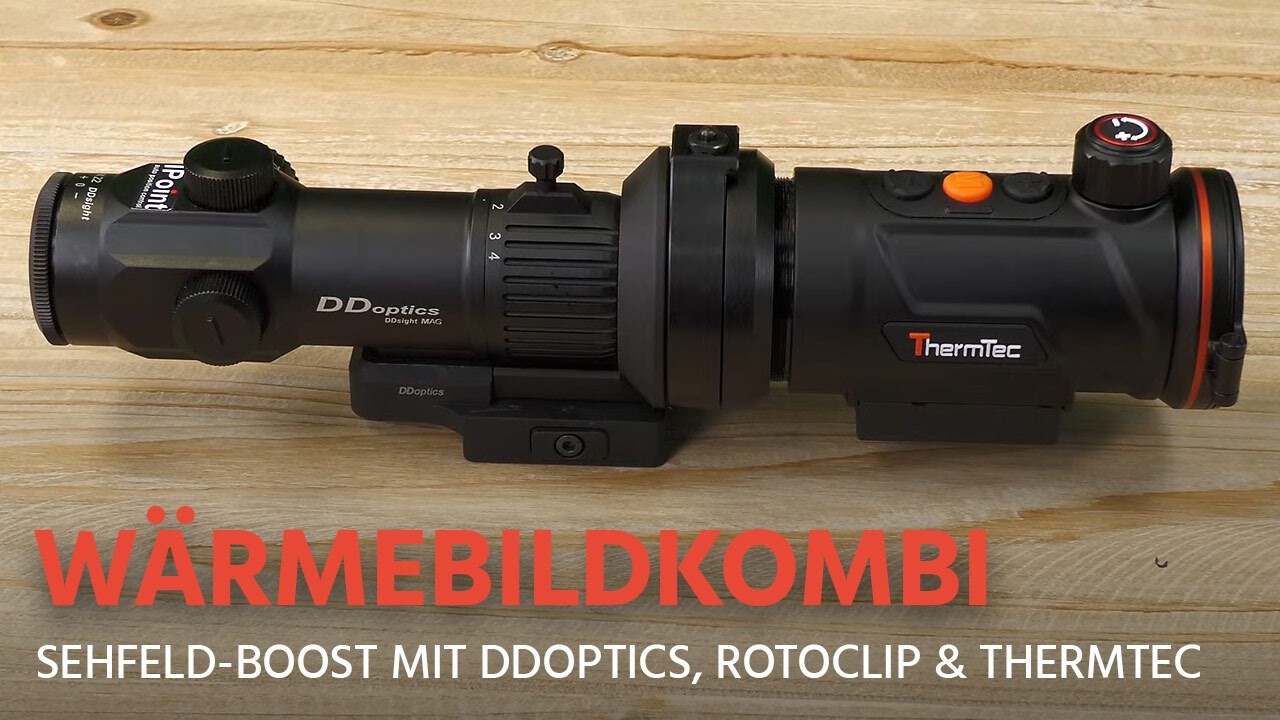 Sehfeld-Boost Wärmebildkombi auf 1x: DDsight MAG 1-4x22 mit ThermTec & ProLock—Kombi erklärt