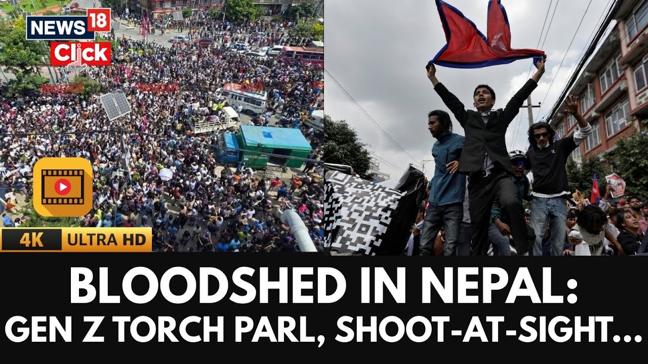 Nepal Protests 2025: Social Media Ban Sparks Youth-Led Uprising in Kathmandu | Police Clash | 4K