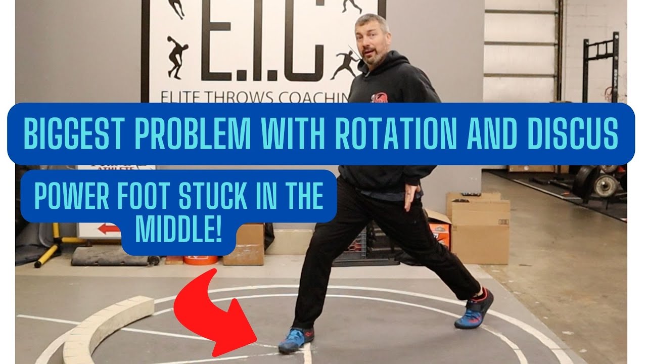 Power Foot Stuck in the Middle? Turn Easier on the Power Foot in the Discus and Rotational Shot Put