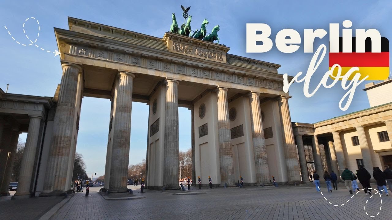 BERLİN VLOG 🇩🇪 | Şehir Turu, Sokaklar, Yemekler & İlk İzlenimler