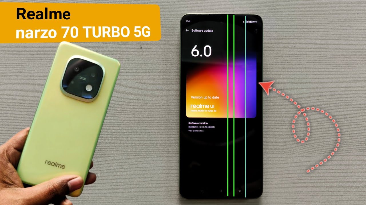 Realme narzo 70 TURBO 5G software update 👨🏻‍💻 *Android 15