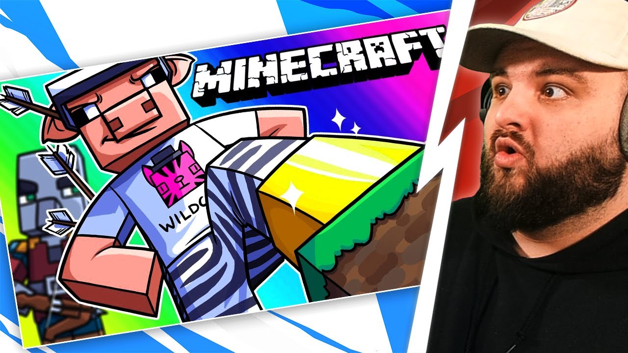 Reacting to Vanoss's FIRST TIME Playing Minecraft