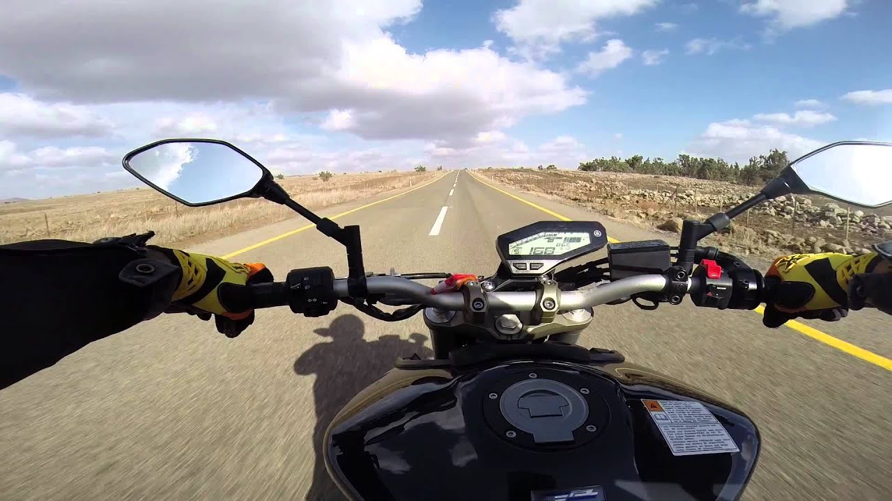 YAMAHA MT 09 (FZ 09) akrapovic exhaust full system HD GoPro hero3+ black edition